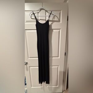 SKIMS Classic Black Maxi Dress BRAND NEW, NEVER WORN